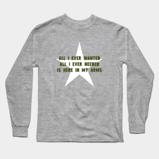 all I Ever Wanted, star, green Long Sleeve T-Shirt